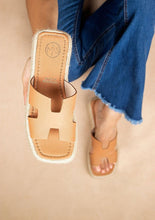 Tan Wedge Sandals