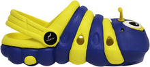 Yellow Blue Toddler Boy Caterpillar Clog