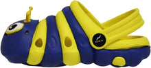 Yellow Blue Toddler Boy Caterpillar Clog