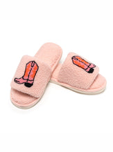 Pink Cowgirl Slide Slipper