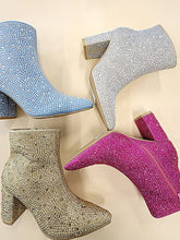 Gold Rhinestone Casual Boots