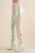 Rainbow Sequin Jogger Pants
