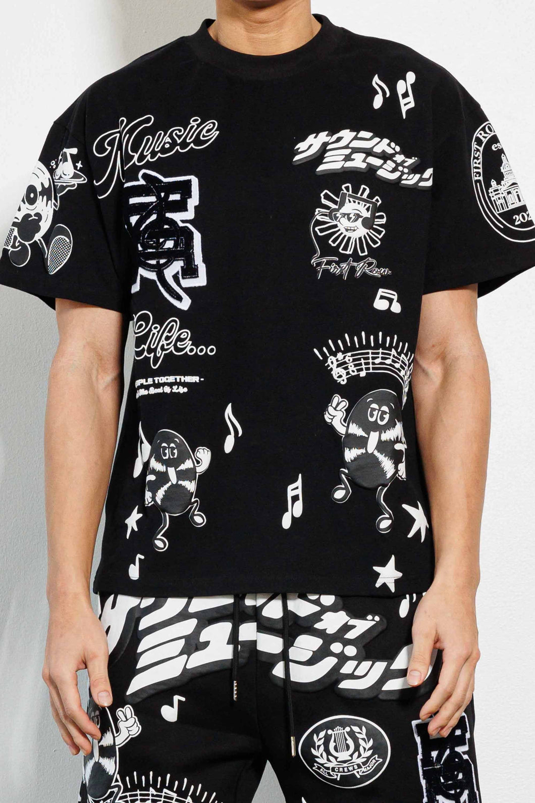 Black Sound Of Music Graphic Tee