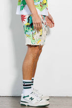 L.Khaki Love Your Planet Hand Drawing Graphic Shorts