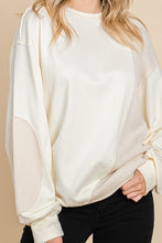 Ivory Mineral Wash French Terry Thermo Sweatshirts