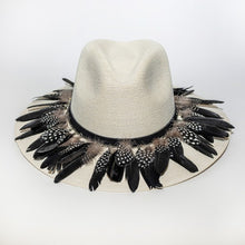 Off White Miguel Statement Feathers Hat Handmade