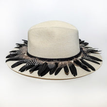 Off White Miguel Statement Feathers Hat Handmade