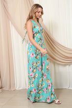 Jade Vacay Back Tie Floral Print Maxi Dress