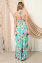 Jade Vacay Back Tie Floral Print Maxi Dress