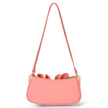 Coral Willow Bow Baguette Shoulder Bag