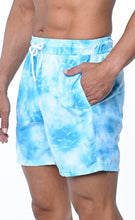 Teal Swimming Trunk Board Shorts Elastic