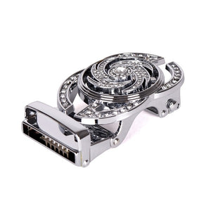 Men's Decor Rotating Bling Ratchet Belt
