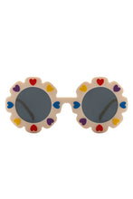 Children Junior Round Circle Heart Sunglasses