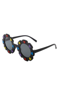 Children Junior Round Circle Heart Sunglasses