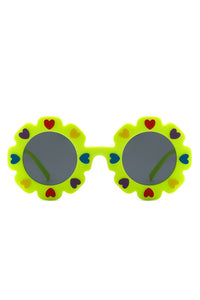 Children Junior Round Circle Heart Sunglasses