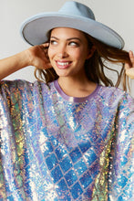 Pink Geometric Sequins Crop Top