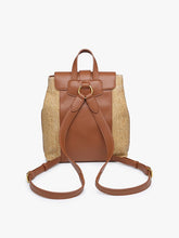 Brown Avani Woven Backpack