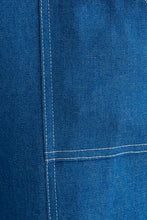 Denim Exposed Stitch Pants