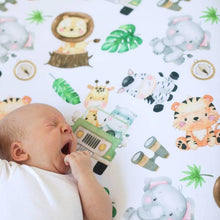 Standard Size Fitted Crib Sheet - Safari