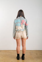 Blue See Good In All Things Crop Denim Jacket