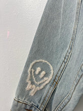 Blue See Good In All Things Crop Denim Jacket