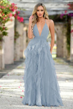 Smokey Blue Alances Maxi Dress