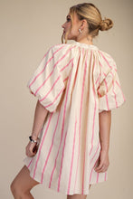Pink Multi Striped Tunic Dress