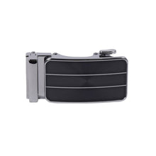 Men's Genuine Leather Sliding Buckle Ratchet Belt