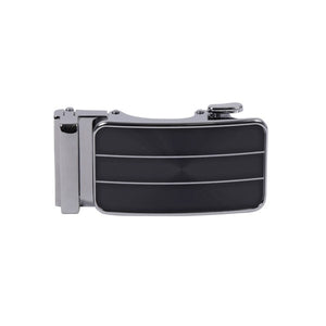 Men's Genuine Leather Sliding Buckle Ratchet Belt