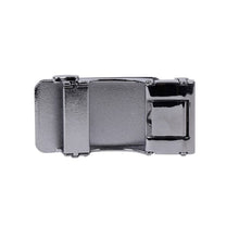 Men's Genuine Leather Sliding Buckle Ratchet Belt