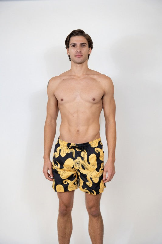 Mens Printed Swim Shorts