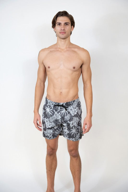 Mens Printed Swim Shorts