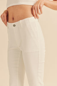 White Janesa Denim Pants