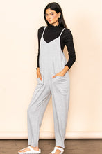 Heather Grey French Terry Jogger Fit Overall Jumper