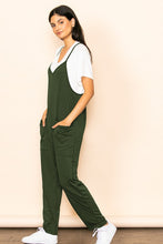 Olive French Terry Jogger Fit Overall Jumper
