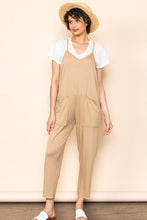 Sand French Terry Jogger Fit Overall Jumper