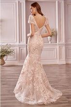 Blush Blume Floral Mermaid Gown