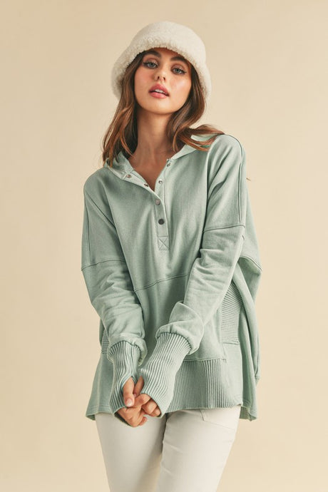 Light Seagreen Vivi Pullover