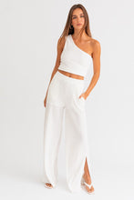 Off White Slit Pants