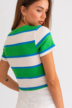 Kelly Green Short Sleeve Cropped Tee