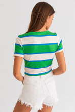 Kelly Green Short Sleeve Cropped Tee