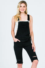 Black Overall Bermuda Shorts