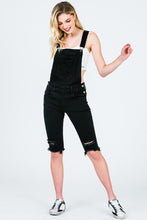 Black Overall Bermuda Shorts