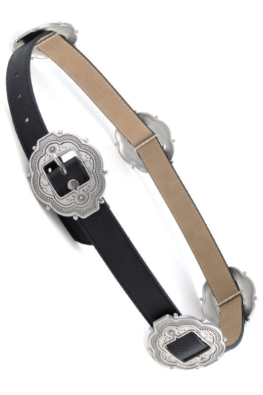 Black Belt With Conchoes
