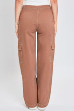 Brnie-Brownie Junior High Rise Cargo Pant With Front Seam Detail
