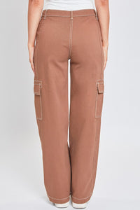 Brnie-Brownie Junior High Rise Cargo Pant With Front Seam Detail