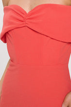 Coral Ynez Off-The-Shoulder Mermaid Prom Maxi Dress