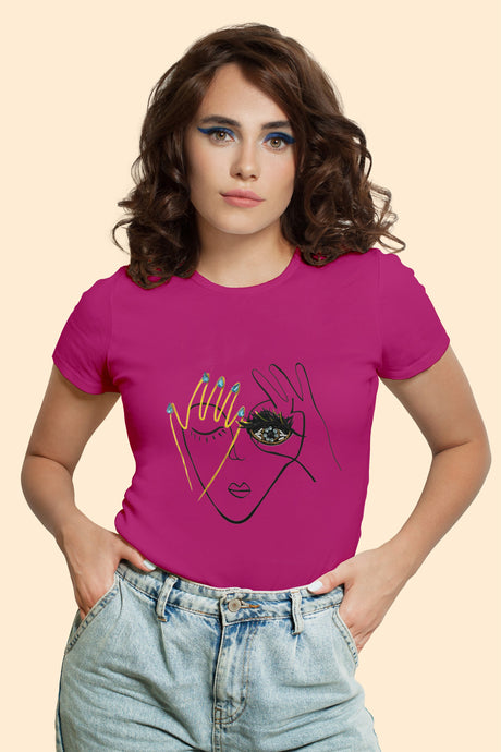 Rose Face T-shirt