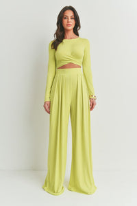 Lemon Comfort Top And Pants Set