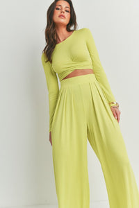 Lemon Comfort Top And Pants Set